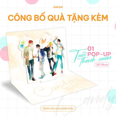 Artbook Candy - Shou Harusono Art Collection - Tặng Kèm Pop-Up Card Tuổi Thanh Xuân + Giá Đỡ Điện Thoại Forever Youth