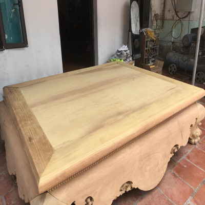 Sập Nằm Gỗ Gụ Dạ Cá Trơn Cỡ Đại Gỗ Gụ Nam Phi