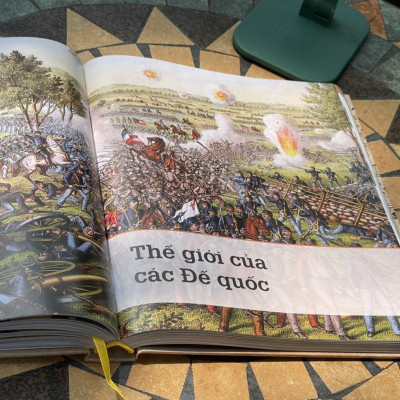 (Bìa cứng, sách tranh in màu toàn bộ siêu đẹp) WORLD HISTORY – Từ thế giới cổ đại đến thời đại thông tin - Philip Parker - ZenBooks