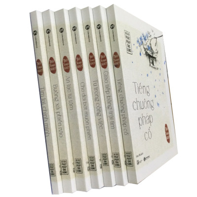 Bộ Sách Phật Pháp Ứng Dụng - Hoà Thượng Thánh Nghiêm: Tiếng Chuông Pháp Cổ + Giao tiếp Bằng Trái Tim + Tu Trong Công Việc + Cho Đời Bớt Phiển Muộn + An Lạc Từ Tâm + Buông xả Phiền Não + Tìm Lại Chính Mình .