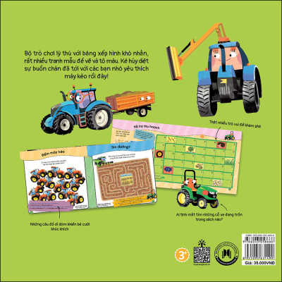 Puzzle Activity - Tractor : Đố Vui Với Máy Kéo (Song Ngữ Anh - Việt)