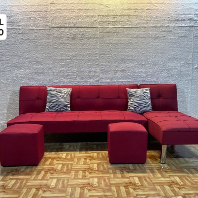 Bộ sofa bed góc L tiện lợi Juno Sofa giá rẻ cho chung cư, căn hộ mini