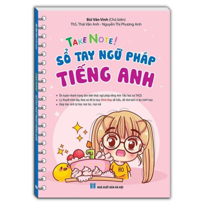 Sách - Take Note - Văn 6 + Take Note - Sổ Tay Ngữ Pháp Tiếng Anh - Bìa Hồng - Minh Thắng