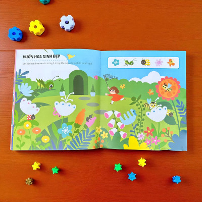 Sách cho bé - Combo 6 cuốn Rèn Luyện Khả Năng Tập Trung - Sách tương tác - Dành cho trẻ 2-5 tuổi