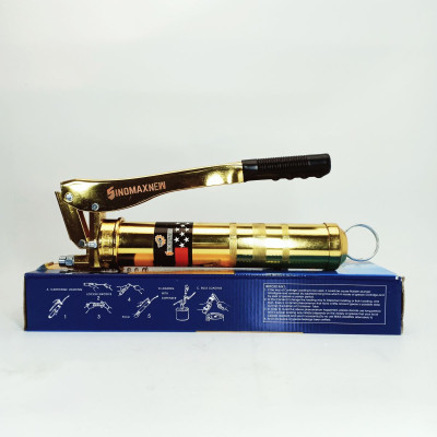 Súng bơm mỡ 2TY cầm tay 900cc - áp lực cao 12000PSI - dạng bơm mỡ con sâu hoặc mỡ nhồi