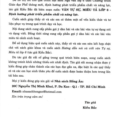 Combo Sách Tham Khảo Ngữ Văn Lớp 6 (Biên Soạn Theo Chương Trình Mới) 