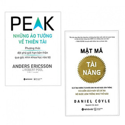 Combo 2 cuốn Những Ảo Tưởng Về Thiên Tài+Mật Mã Tài Năng (Tặng kèm bookmark Phương Đông)