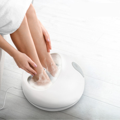 Máy xông hơi massage chân công nghệ siêu âm RIO FTBH9 - tặng kèm đèn led xe đạp