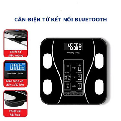 Cân Điện Tử Sạc USB Bluetooth: Phân Tích Lượng Mỡ Chỉ Số Cơ Thể và Hiển Thị Nhiệt Độ Phòng Qua APP Điện Thoại Bản Cao Cấp