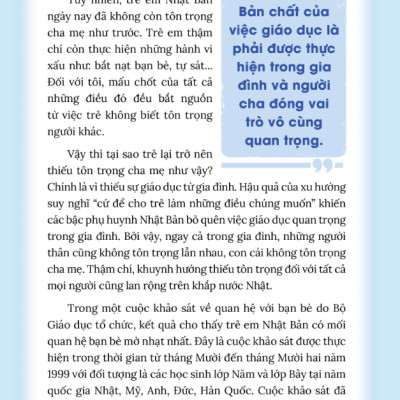 Sách Làm cha - 7 nghĩa cử giúp con khôn lớn mỗi ngày - Makoto Shichida