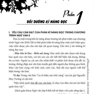 Bồi Dưỡng Kĩ Năng Đọc Và Viết Ngữ Văn 8 (Dùng Chung Cho Ba Bộ Sách) - KV