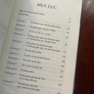 MỘT NGHIÊN CỨU VỀ GIÁC TÍNH CON NGƯỜI - DAVID HUME 