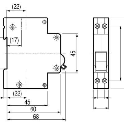 Cầu Dao Chống Giật 2 Pha Dobo Electric Korea (16A - 30mA) - Trắng