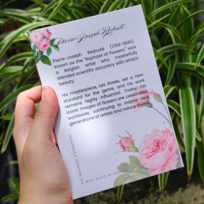 BỘ POSTCARD HOA HỒNG sử dụng 100 bức minh hoạ gốc trong sách Les Roses – Redoute (Nho Xanh)