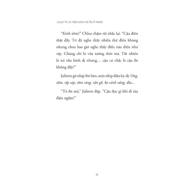 Juliette Và Tiệm Sách Bí Ẩn Ở Paris