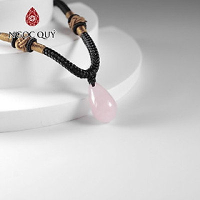 Mặt dây chuyền giọt nước đá thiên nhiên - Ngọc Quý