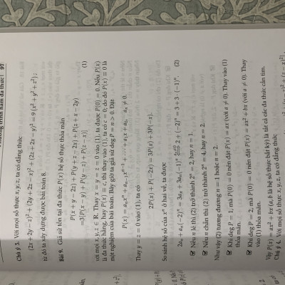 Phương trình hàm đa thức