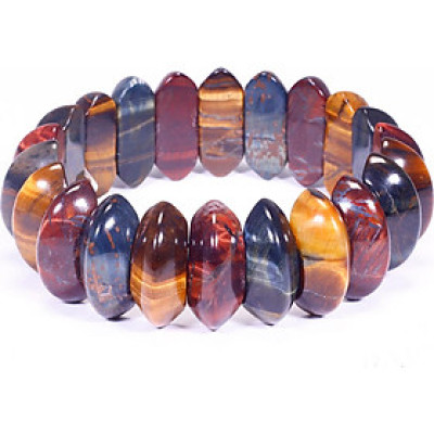 Vòng tay đá mắt hổ tam tài nanh hổ - Ngọc Quý Gemstones