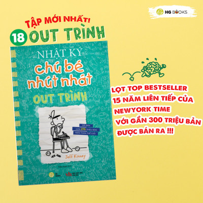 Sách - Nhật Ký Chú Bé Nhút Nhát tập 18: Out trình - Phiên bản tiếng Việt - HG Books