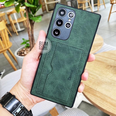 Ốp Lưng Da Có Ngăn Để Thẻ Cao Cấp Cho Samsung S24 Ultra / S23 Ultra / S23 PLus / S22 Ultra / S22 Plus / Note 20 Ultra