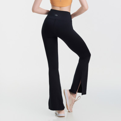 Quần Ống Loe Tập Yoga Gym Hibi Sports QD321 Kiểu Xẻ Tà, Chất Vải Cao Cấp.