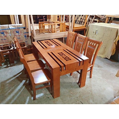 bàn ăn gỗ  - hàng đẹp - làm kỹ