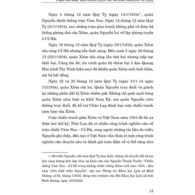 Chiến thắng Vàm Nao -Cổ Hũ (1834) - 190 năm nhìn lại 