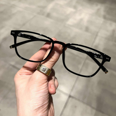 Kính gọng dẻo unisex dáng chữ nhật basic dễ đeo cho nam nữ