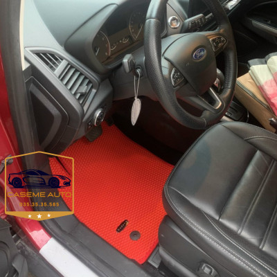 [FORD EVEREST] Thảm Trải Sàn, Lót Sàn Ô Tô Cao Su Eudora CloudFoam Thiết Kế Theo Xe Dành Cho Xe FORD EVEREST, Chống Nước, Không Mùi, Ngăn Bụi Bẩn, Dễ Vệ Sinh - Hàng Chính Hãng