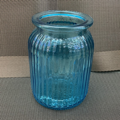 BÌNH CẮM HOA THỦY TINH MÀU XANH NGỌC CAP CẤP  - ANTH638