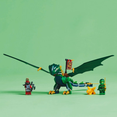 LEGO NINJAGO 71829 Đồ Chơi Lắp Ráp Rồng Rừng Xanh Của Lloyd (128 Chi Tiết)