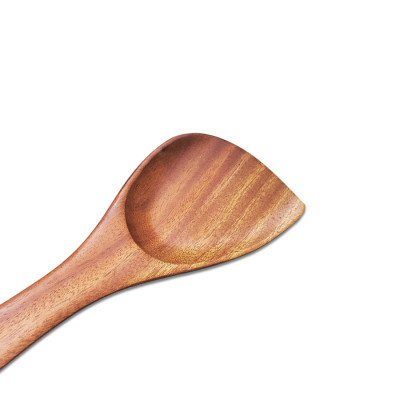 Vá Sạn Gỗ S6 Xà Cừ Xẻng Lật Đảo Trở Siêu Mỏng Cán Dài ( 29 * 7cm  ) - Đồ Gỗ Nhà Bếp Thương Hiệu Trường Sơn