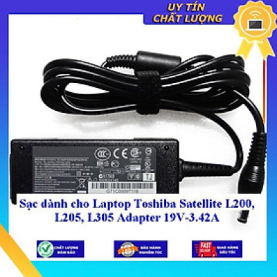 Sạc dùng cho Laptop Toshiba Satellite L200 L205 L305 Adapter 19V-3.42A - Hàng Nhập Khẩu New Seal