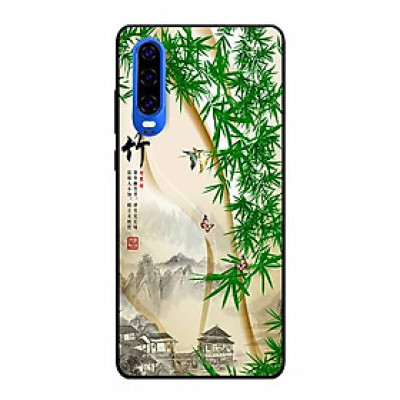Ốp lưng in cho Huawei P30 Tranh Làng Tre