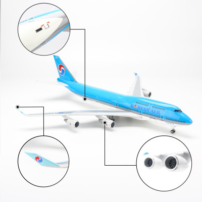 Mô Hình Máy Bay AIRBUS A380 KOREAN AIRWAYS 47CM (LED)