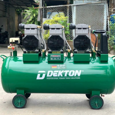 MÁY NÉN KHÍ KHÔNG DẦU 6750W 160L DEKTON DK-AC89-160 - HÀNG CHÍNH HÃNG