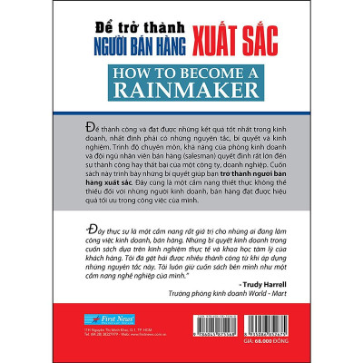 Sách - Để Trở Thành Người Bán Hàng Xuất Sắc - First News
