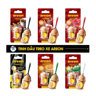 Tinh Dầu Treo Xe Areon, khử mùi hôi, hương thơm tự nhiên, 100% an toàn sức khỏe, tiêu chuẩn châu Âu