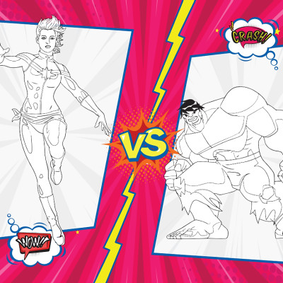 Tô Màu Rèn Luyện Iq Eq Cq - Super Heroes Siêu Anh Hùng - Tập 4 - Tặng Kèm Sticker