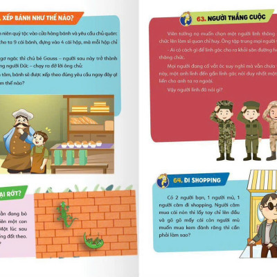 Combo 2 cuốn sách Khám phá Tiềm năng con trẻ: CÂU ĐỐ & TRÒ CHƠI HACK NÃO