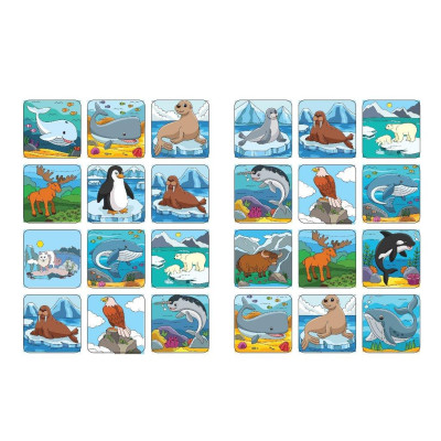 Sách - Bé tô màu: Khám phá bắc cực lạnh giá (20+ hình dán sticker (VT -MK)