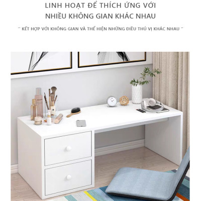 Bàn làm việc ngồi bệt đa năng có ngăn kéo để đồ thông minh thương hiệu IGA - GP259