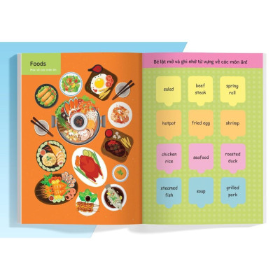 Sách Tương Tác - Lật Mở Từ Vựng Tiếng Anh Đầu Tiên Cho Bé - Chọn Lẻ 3 Chủ Đề - Megabook