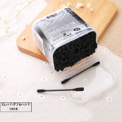 Hộp tăm bông lấy ráy tai Than hoạt tính 180P - Hàng nội địa Nhật Bản