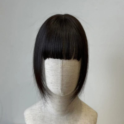 Mái 2in1 dày vừa tóc thậ.t nữ - Tóc Giả Vân Anh Wig