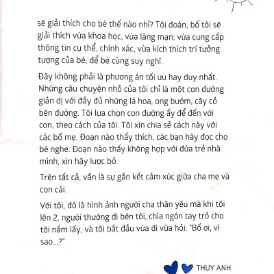 Nói Sao Cho Con Hiểu? Vì Sao Cần Nắng?