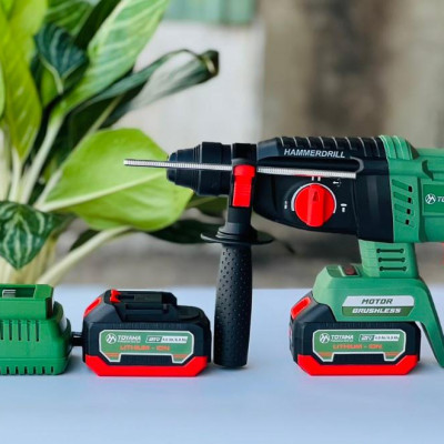 MÁY KHOAN BÊ TÔNG 3 CHỨC NĂNG DÙNG PIN 21V TOYAMA BT-01 - HÀNG CHÍNH HÃNG