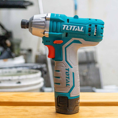 MÁY SIẾT MỞ VÍT DÙNG PIN 12V TOTAL TIRLI1201 - HÀNG CHÍNH HÃNG