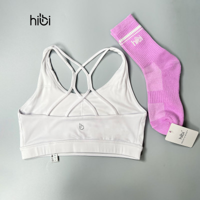Áo Bra Tập Yoga Gym Hibi Sports BA521 Kiểu 4 Dây Đánh Đôi, Kèm Mút Ngực