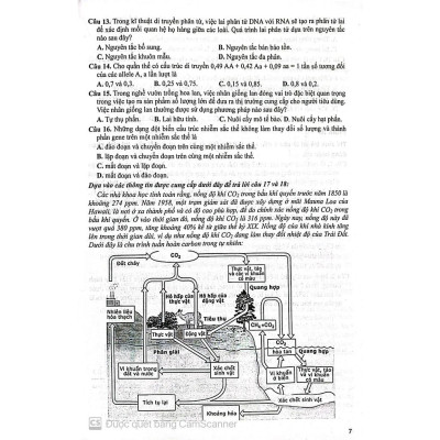 Bộ đề Sinh Học ( Đầy đủ các dạng trắc nghiệm theo cấu trúc đề thi 2025- Dùng chung cho các bộ SGK) (HA-MK)